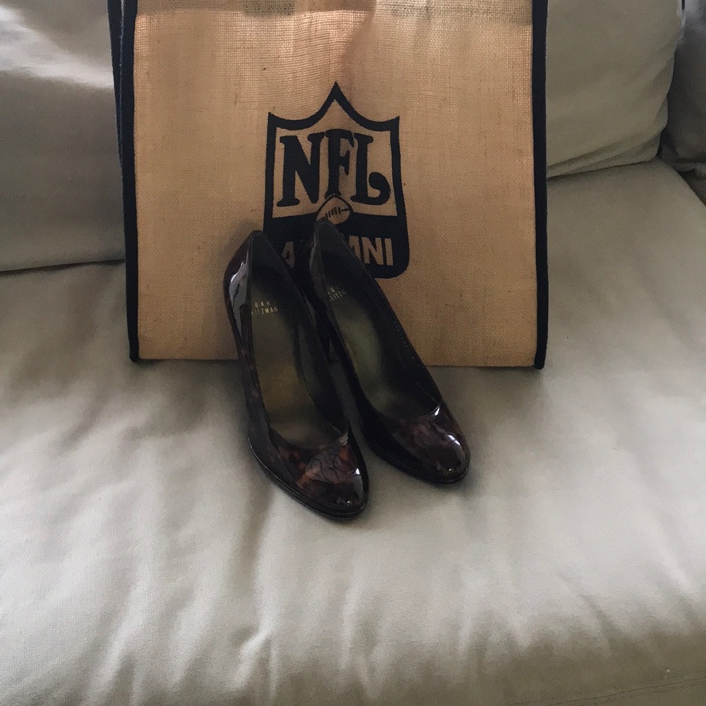 Stuart Weitzman Cheetah Patent Leather